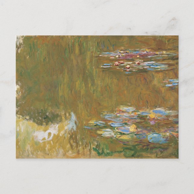 Claude Monet - Vatten Lily Pond Vykort (Framsida)