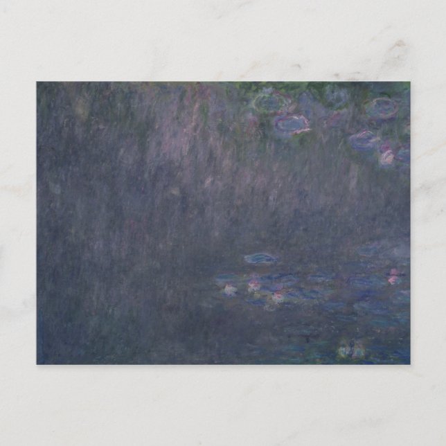 Claude Monet | Vattendrag: Reflektioner från Träd Vykort (Framsida)