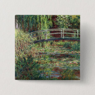 Claude Monet Vattenhaltig damm: Rosa Harmony, 19 Knapp