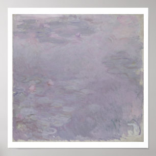 Claude Monet Vattenhaltiga färgader Poster
