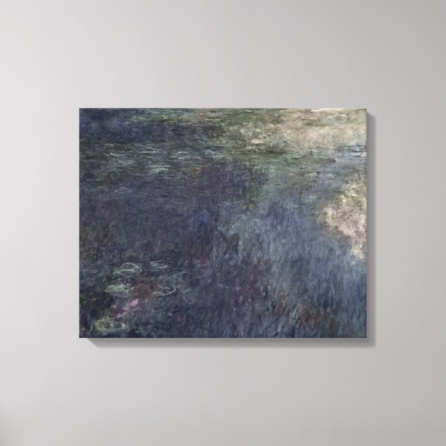 Claude Monet | Vattenhaltiga moln 1914-18 Canvastryck (Framsida)