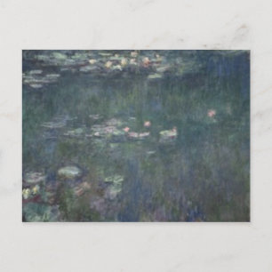Claude Monet Vattenkällor: Reflektioner för Grön Vykort