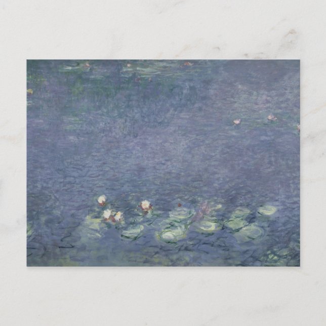 Claude Monet | Vattenlådor: God morgon, 1914-18 Vykort (Framsida)