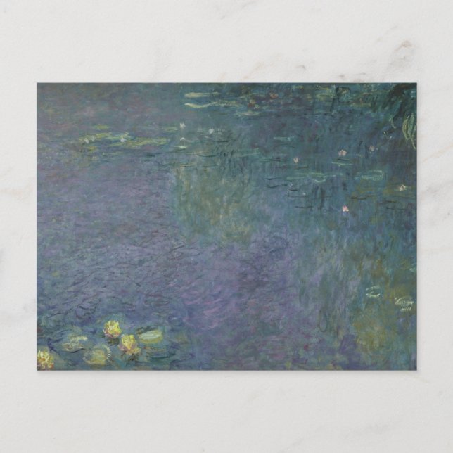 Claude Monet | Vattenlådor: God morgon, 1914-18 Vykort (Framsida)