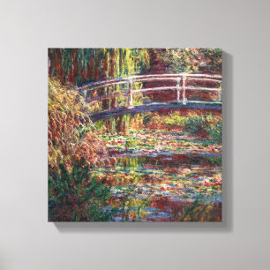 Claude Monet - Vattenliljedamm, Rosa harmoni Canvastryck