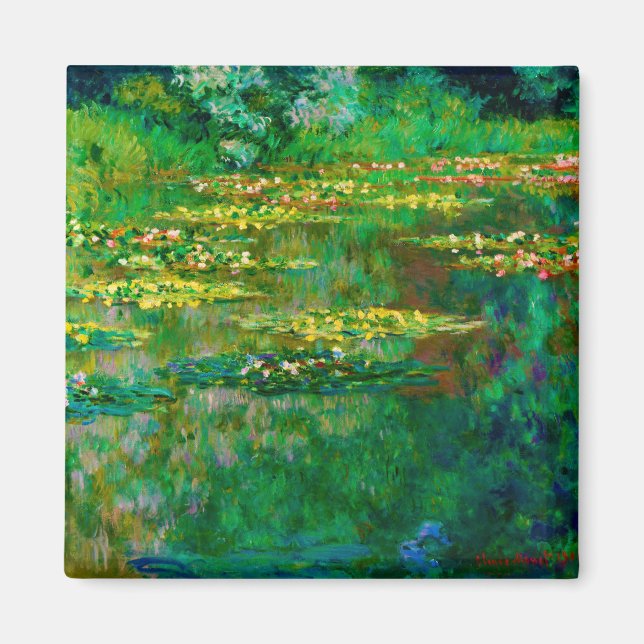 Claude Monet "Vattenliljor" 17. Magnet (Framsidan)