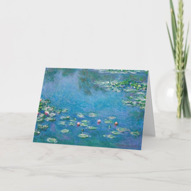 Claude Monet - Vattenliljor 1906 Kort (Framsida)