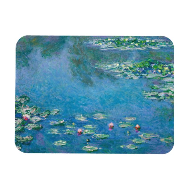 Claude Monet - Vattenliljor 1906 Magnet (Horisontell)