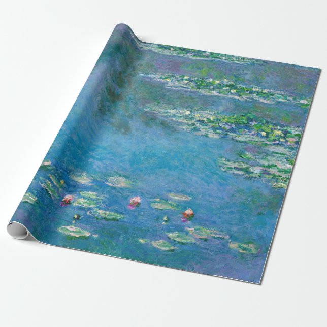 Claude Monet - Vattenliljor 1906 Presentpapper (Utrullad)
