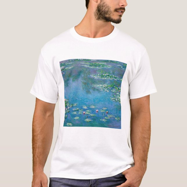 Claude Monet - Vattenliljor 1906 T Shirt (Framsida)
