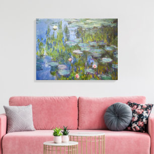Claude Monet Vattenliljor 1915 Impressionistisk Ko Canvastryck