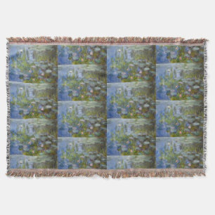 Claude Monet Vattenliljor 1915 Impressionistisk Ko Filt