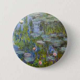 Claude Monet Vattenliljor 1915 Impressionistisk Ko Knapp