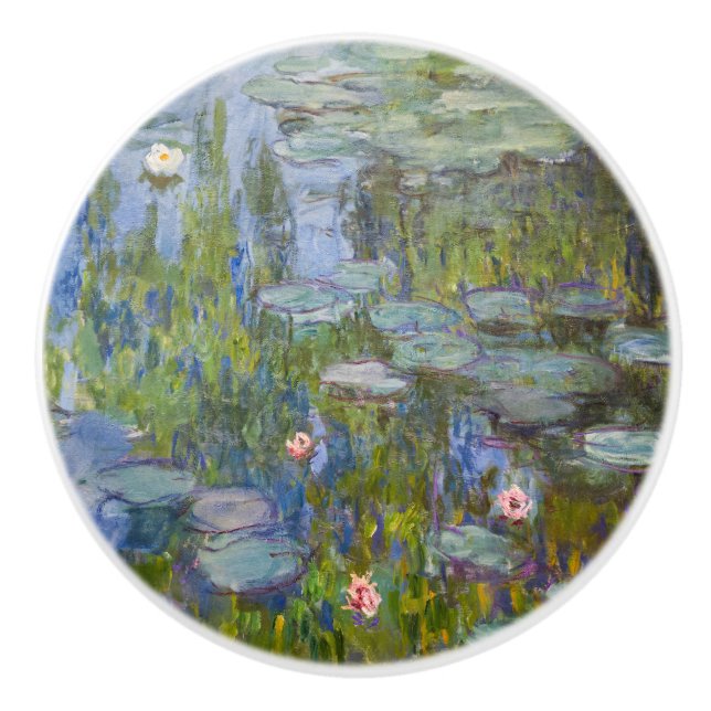 Claude Monet Vattenliljor 1915 Impressionistisk Ko Knopp (Framsidan)