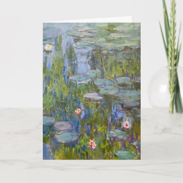 Claude Monet Vattenliljor 1915 Impressionistisk Ko Kort (Framsida)