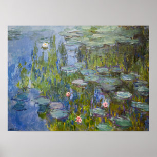 Claude Monet Vattenliljor 1915 Impressionistisk Ko Poster