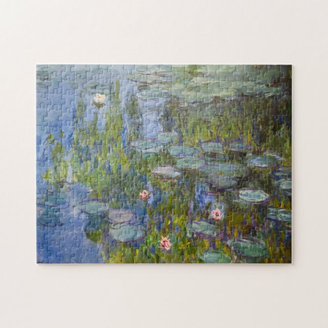 Claude Monet Vattenliljor 1915 Impressionistisk Ko Pussel (Horisontell)