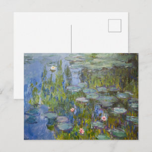 Claude Monet Vattenliljor 1915 Impressionistisk Ko Vykort