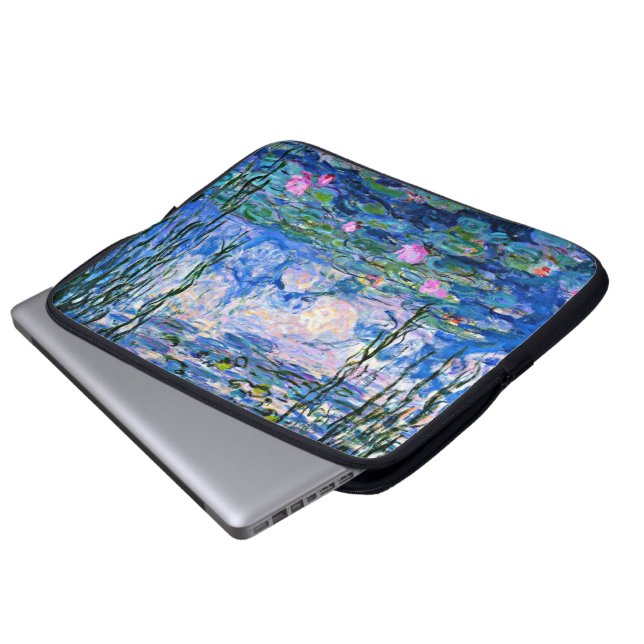 Claude Monet - Vattenliljor, 1919 Laptop Fodral (Framre botten)