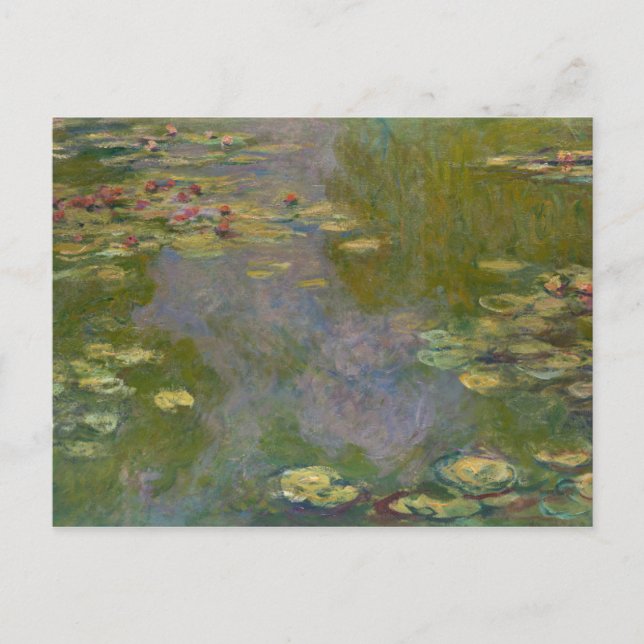 Claude Monet | Vattenliljor, 1919 Vykort (Framsida)