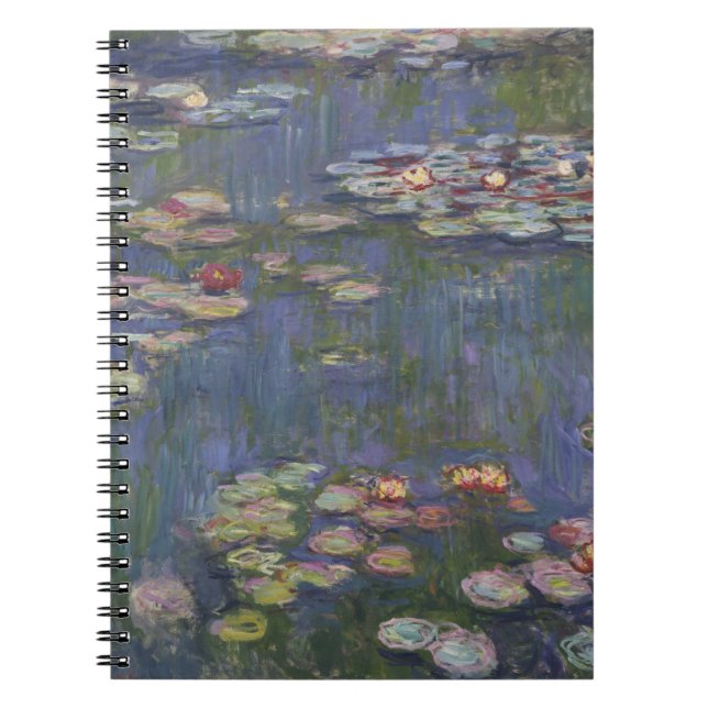 Claude Monet Vattenliljor Anteckningsbok (Framsidan)
