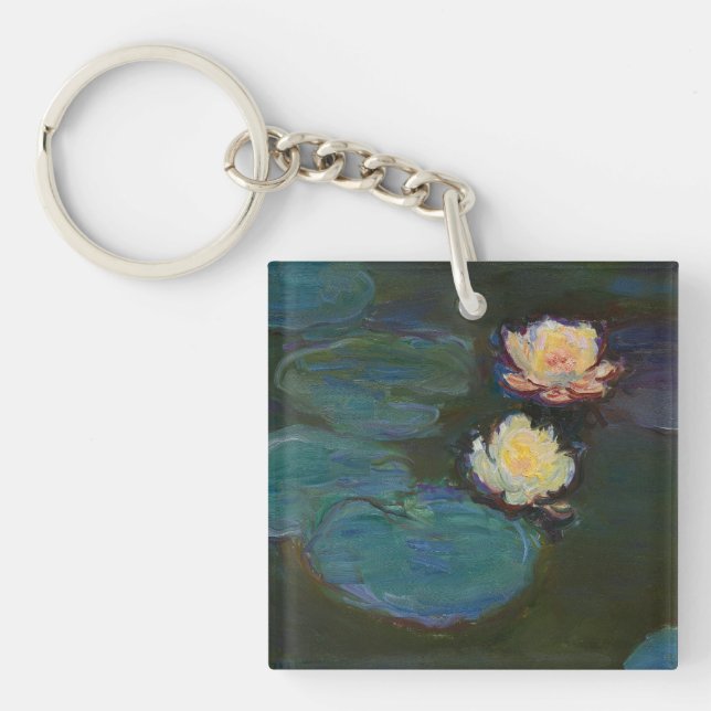 Claude Monet Vattenliljor Impressionistisk Oljemål (Framsidan)