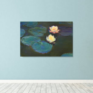 Claude Monet Vattenliljor Impressionistisk Oljemål Canvastryck