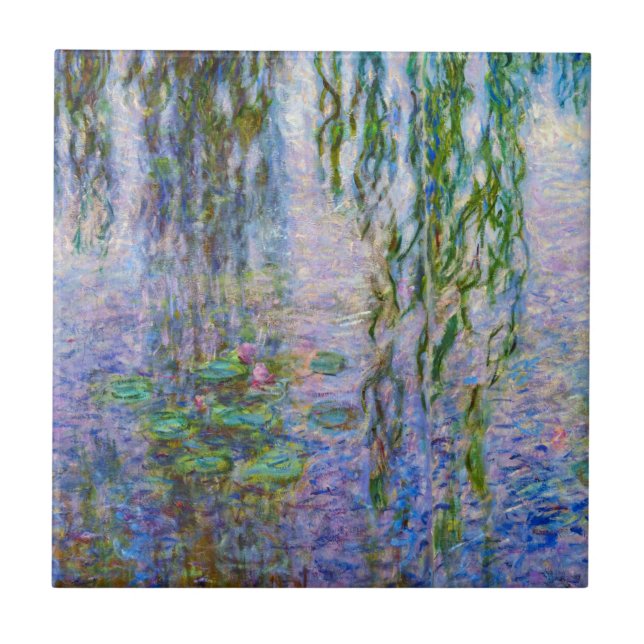 Claude Monet - Vattenliljor Kakelplatta (Framsidan)