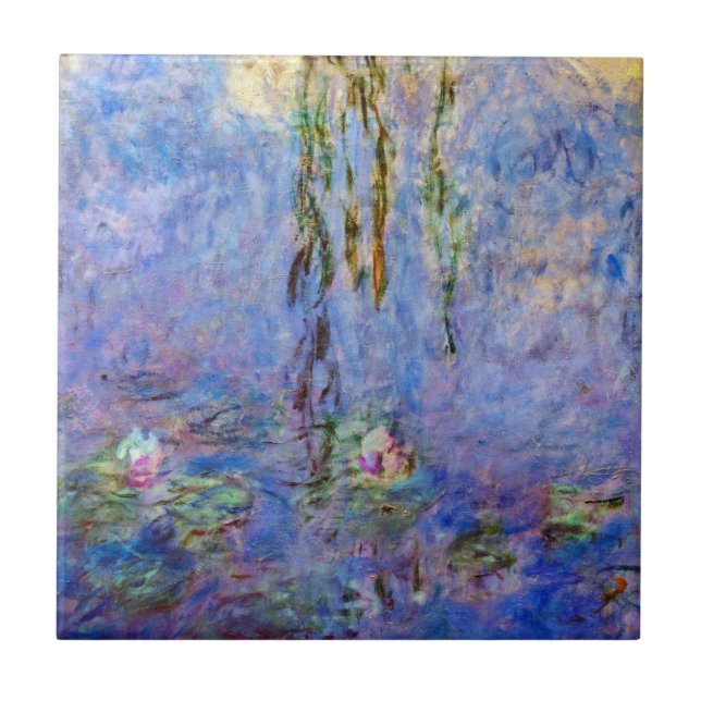 Claude Monet - Vattenliljor Kakelplatta (Framsidan)