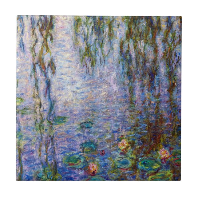 Claude Monet - Vattenliljor Kakelplatta (Framsidan)
