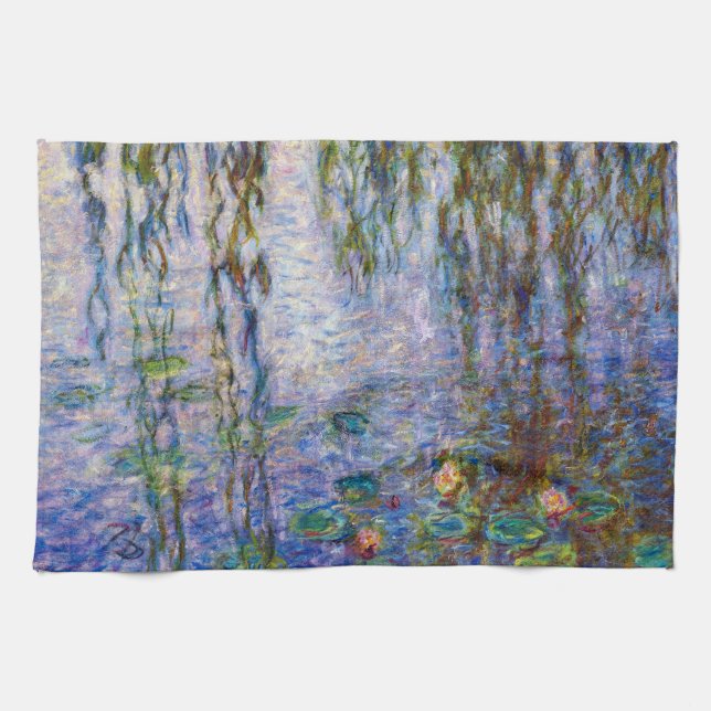 Claude Monet - Vattenliljor Kökshandduk (Horisontell)