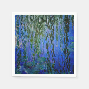Claude Monet - Vattenliljor med sörjande pil Pappersservett
