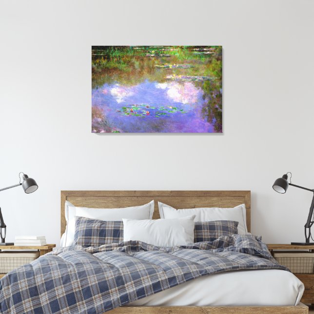 Claude Monet - Vattenliljor, Molnen, Canvastryck (Insitu (sovrum))