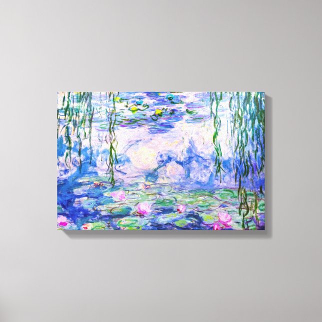 Claude Monet - Vattenliljor / Nympheas 1919 Canvastryck (Framsida)