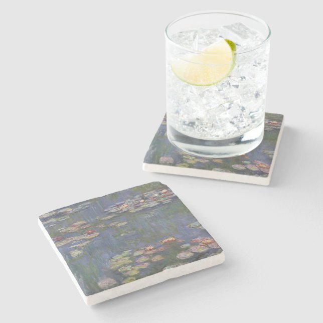 Claude Monet Vattenliljor Stenunderlägg (Sidan)