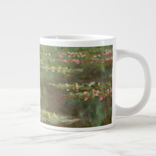 Claude Monet  Vattenslätter eller Vatten Lily Pond Jumbo Mugg