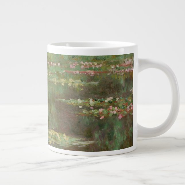 Claude Monet| Vattenslätter eller Vatten Lily Pond Jumbo Mugg (Höger)