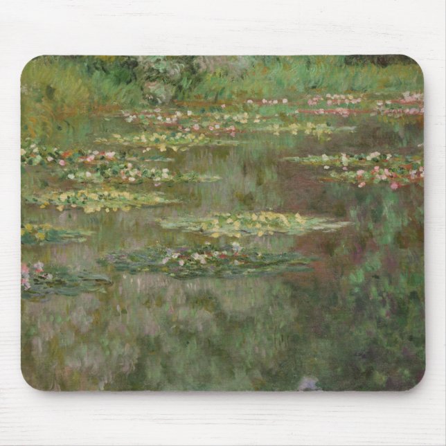 Claude Monet| Vattenslätter eller Vatten Lily Pond Musmatta (Framsidan)