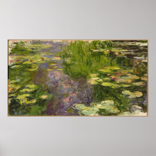 Claude Monet Vattentillgångar Poster