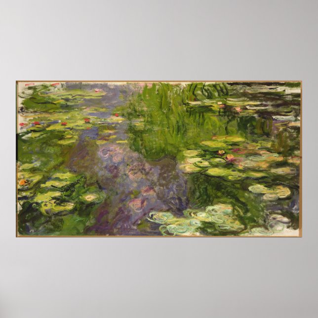 Claude Monet | Vattentillgångar Poster (Framsidan)