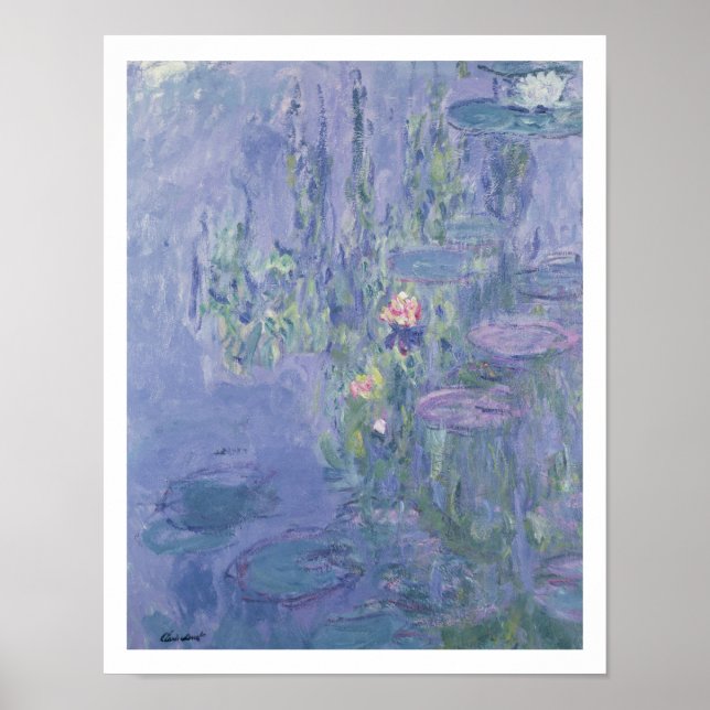 Claude Monet | Vattentillgångar Poster (Framsidan)