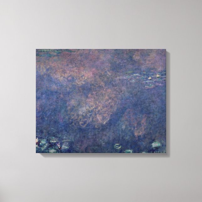 Claude Monet | Vattentillgångar: Vingartcentrum Canvastryck (Framsida)