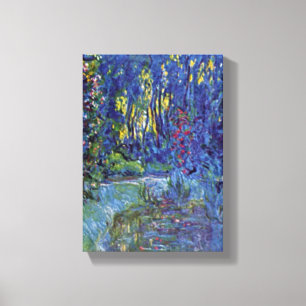 Claude Monet - vattenträdgård på Giverny Canvastryck