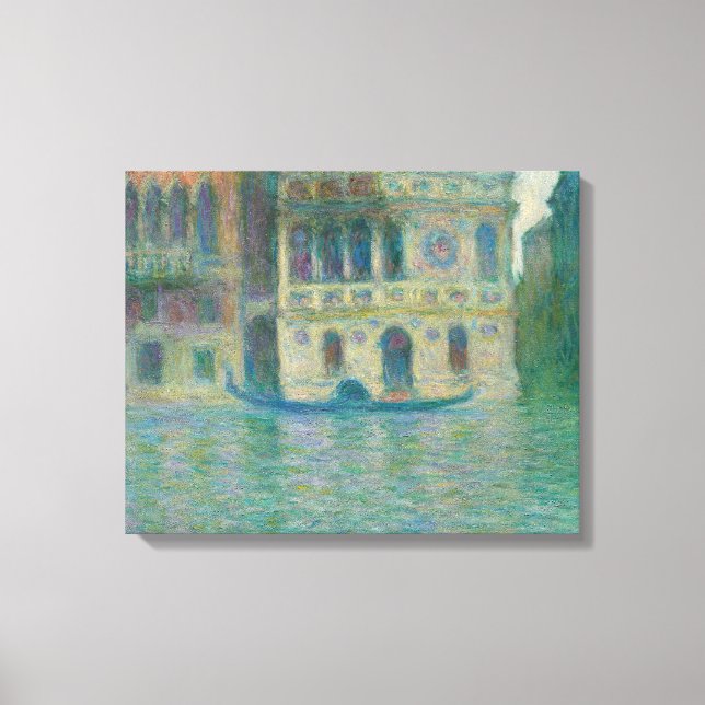 Claude Monet - Venedig, Palazzo Dario Canvastryck (Framsida)