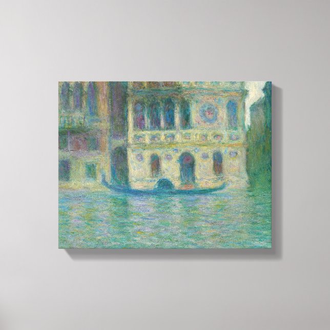 Claude Monet - Venedig, Palazzo Dario Canvastryck (Framsida)