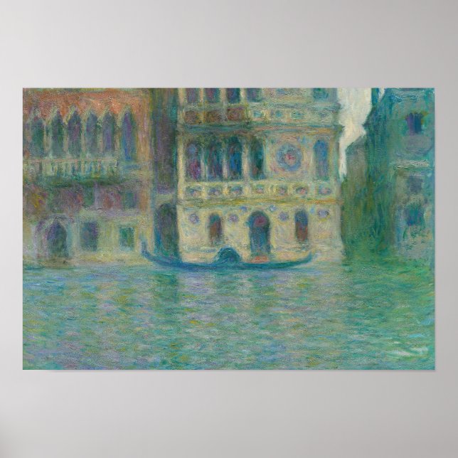Claude Monet - Venedig, Palazzo Dario Poster (Framsidan)