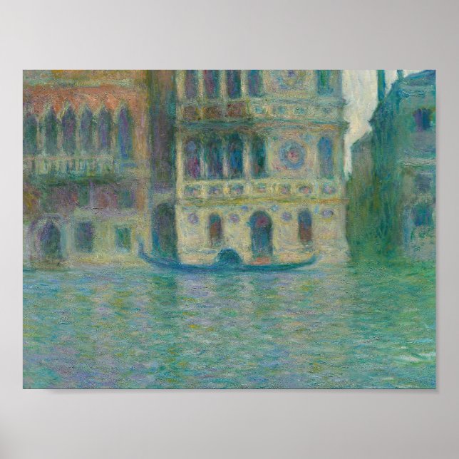 Claude Monet - Venedig, Palazzo Dario Poster (Framsidan)