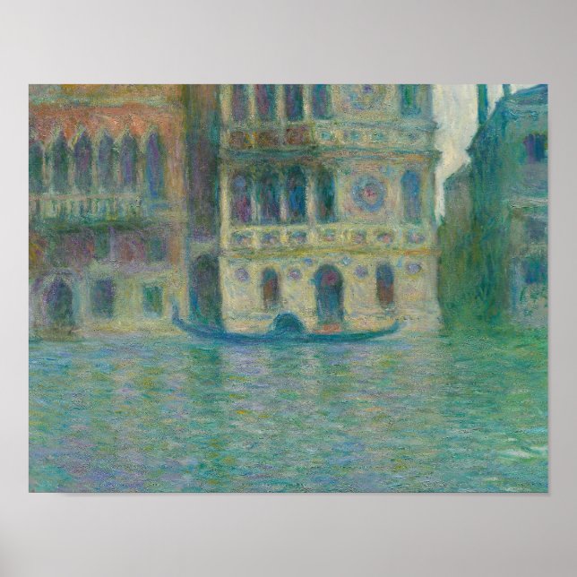 Claude Monet - Venedig, Palazzo Dario Poster (Framsidan)