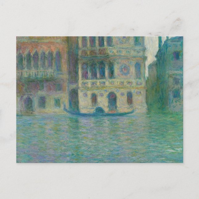 Claude Monet - Venedig, Palazzo Dario Vykort (Framsida)