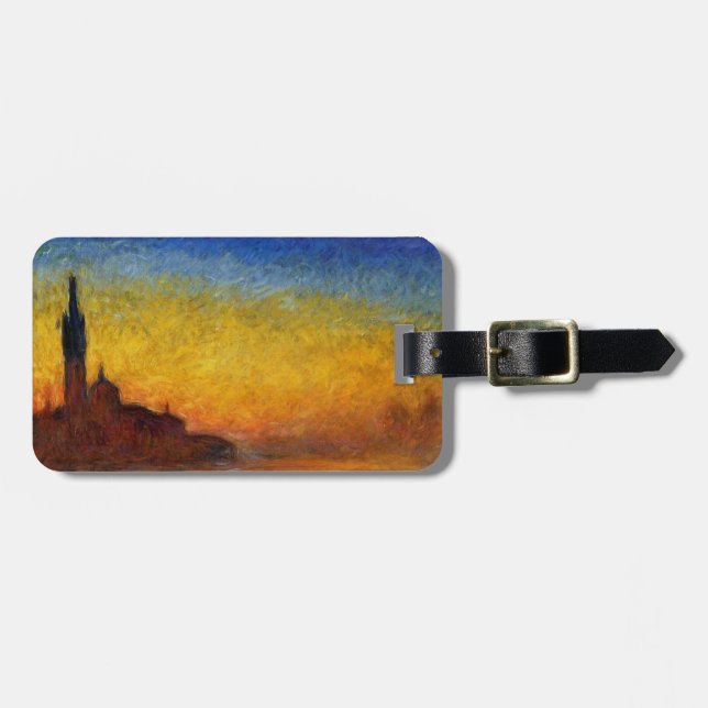 Claude Monet / Venedig Twilight Bagagebricka (Horisontell Framsida)